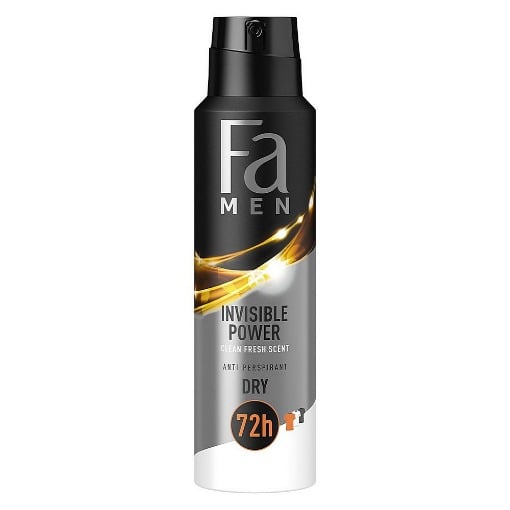 FA MEN SPRAY INVISIBLE POWER 150ml Σ6 