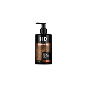 FARCOM HD ΜΑΣΚΑ ΑΝΑΝΕΩΣΗΣ ΧΡΩΜΑΤΟΣ  400ml - (WARM BROWN)