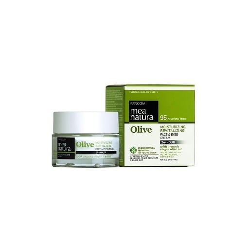FARCOM MEA NATURA OLIVE 24ΩΡΗ ΕΝΥΔΑΤΙΚΗ ΚΡΕΜΑ 50ml - (ΠΡΟΣΩΠΟ/ΜΑΤΙΑ/ΛΑΙΜΟΣ)