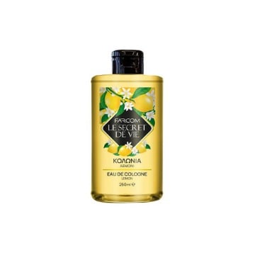 FARCOM ΚΟΛΩΝΙΑ LE SECRET DE VIE 80o 250ml - (ΛΕΜΟΝΙ)