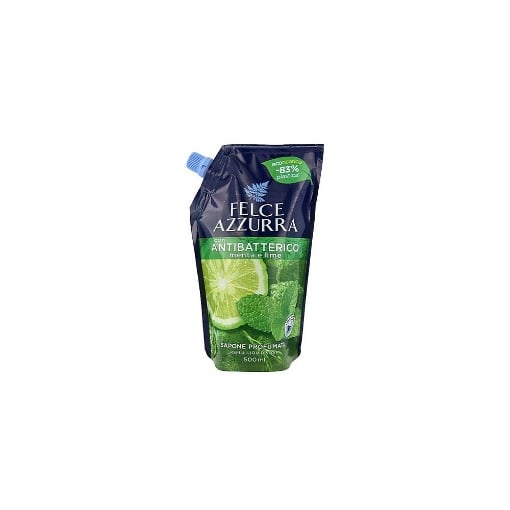 FELCE AZZURRA ΚΡΕΜΟΣΑΠΟΥΝΟ ΑΝΤΑΛΛΑΚΤΙΚΟ 500ml - (MINT & LIME) (ΣΑΚΟΥΛΑ)
