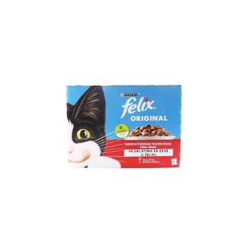 FELIX ORIGINAL ΓΑΤΟΤΡΟΦΗ ΦΑΚΕΛΑΚΙΑ (6x85gr.) - (ΠΟΙΚΙΛΙΑ ΕΞΟΧΗΣ) (ΚΟΤΟΠΟΥΛΟ-ΠΑΠΙΑ)