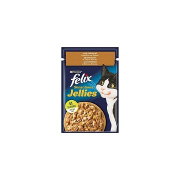 FELIX SENSATIONS ΓΑΤΟΤΡΟΦΗ 85gr - (ΓΑΛΟΠΟΥΛΑ & ΣΠΑΝΑΚΙ)
