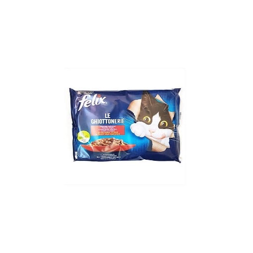 FELIX ΓΑΤΟΤΡΟΦΗ ΣΕ ΖΕΛΕ (4x85gr) - (ΜΟΣΧΑΡΙ/ΚΟΤΟΠΟΥΛΟ)