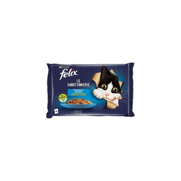FELIX ΓΑΤΟΤΡΟΦΗ ΣΕ ΖΕΛΕ (4x85gr) - (ΣΟΛΟΜΟΣ/ΤΟΝΟΣ)