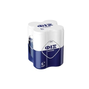 FIX HELLAS ΜΠΥΡΑ (4x500ml)