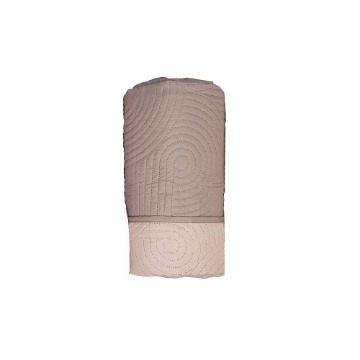 FLAMINGO ΚΟΥΒΕΡΛΙ ULTRASONIC ALA (160x220cm) - (MOCA-BEIGE) (100% MICROFIBRE)