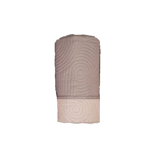 FLAMINGO ΚΟΥΒΕΡΛΙ ULTRASONIC ALA (220x240cm) - (MOCA-BEIGE) (100% MICROFIBRE)
