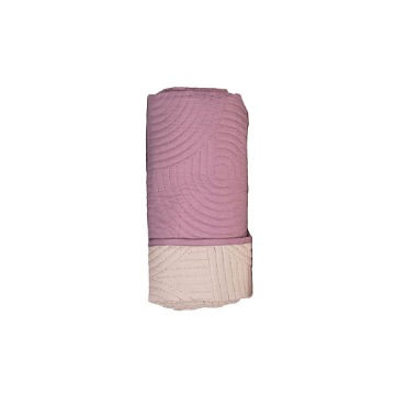 FLAMINGO ΚΟΥΒΕΡΛΙ ULTRASONIC ALA (220x240cm) - (ROTTEN APPLE-BEIGE) (100% MICROFIBRE)