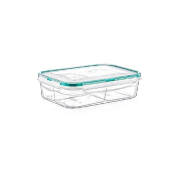 FRESH BOX ΦΑΓΗΤΟΔΟΧΕΙΟ ΟΡΘΟΓΩΝΙΟ ΜΕ ΚΑΠΑΚΙ 3 ΘΕΣΕΙΣ 1lit (LC-510)