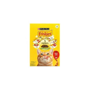 FRISKIES ΓΑΤΟΤΡΟΦΗ ΚΡΟΚΕΤΑ 400gr - (ΒΟΔΙΝΟ-ΚΟΤΟΠΟΥΛΟ-ΛΑΧΑΝΙΚΑ)