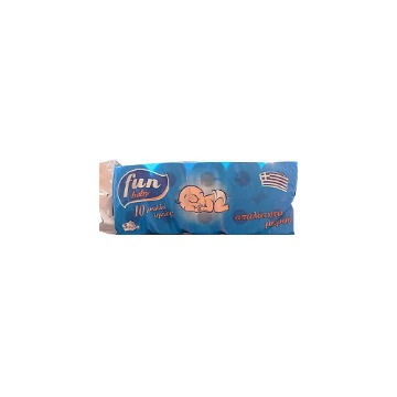 FUN BABY ΧΑΡΤΙ ΡΟΛΛΟ ΥΓΕΙΑΣ 3ΦΥΛΛΟ (10x80gr)