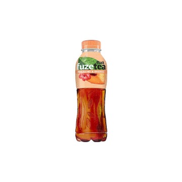 FUZE TEA ΜΑΥΡΟ 500ml - (PEACH & HIBISCUS)