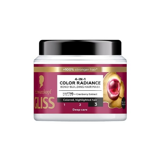 GLISS ΜΑΣΚΑ ΜΑΛΛΙΩΝ POWER 400ml - (4 ΣΕ 1 COLOR RADIANCE)