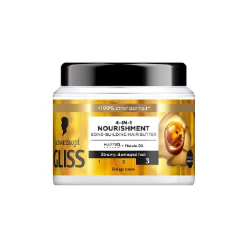 GLISS ΜΑΣΚΑ ΜΑΛΛΙΩΝ POWER 400ml - (4 ΣΕ 1 NOURISH)
