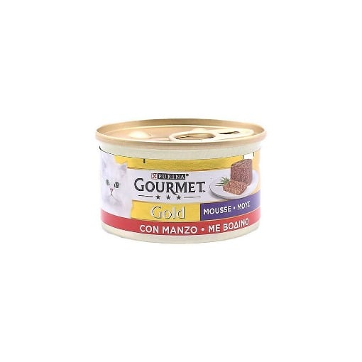 GOURMET GOLD ΓΑΤΟΤΡΟΦΗ 85gr - (ΒΟΔΙΝΟ) (MOUSSE)