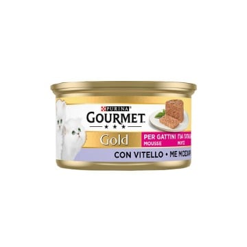 GOURMET GOLD ΓΑΤΟΤΡΟΦΗ 85gr - (ΜΟΣΧΑΡΙ) (MOUSSE)