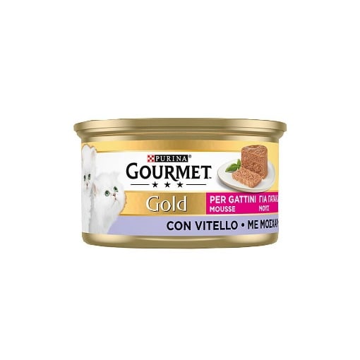 GOURMET GOLD ΓΑΤΟΤΡΟΦΗ 85gr - (ΜΟΣΧΑΡΙ) (MOUSSE)