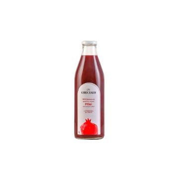 GRECIALS ΧΥΜΟΣ ΡΟΔΙ 1lt - (100% ΦΥΣΙΚΟΣ ΧΥΜΟΣ) (ΓΥΑΛΙΝΟ)
