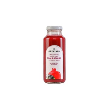 GRECIALS ΧΥΜΟΣ ΡΟΔΙ ΚΑΙ ΑΡΩΝΙΑ 250ml - (100% ΦΥΣΙΚΟΣ ΧΥΜΟΣ) (ΓΥΑΛΙΝΟ)
