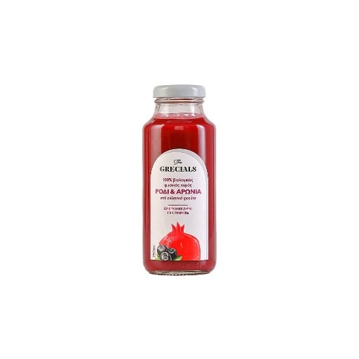 GRECIALS ΧΥΜΟΣ ΡΟΔΙ ΚΑΙ ΑΡΩΝΙΑ 250ml - (100% ΦΥΣΙΚΟΣ ΧΥΜΟΣ) (ΓΥΑΛΙΝΟ)