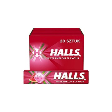 HALLS COOL ΚΑΡΑΜΕΛΕΣ (33,5grx20τεμ.) - (WATERMELON) - (ΕΙΣΑΓΩΓΗΣ)