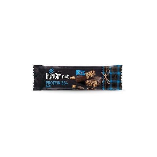 HUNGRY NOT ΜΠΑΡΑ ΠΡΩΤΕΙΝΗΣ 45gr. - (ΜΑΥΡΗ ΣΟΚΟΛΑΤΑ - ΜΠΙΣΚΟΤΟ)