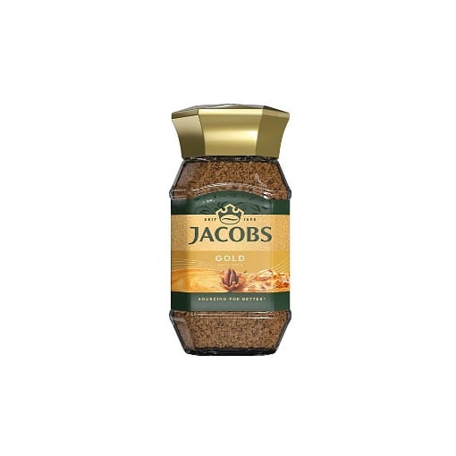 JACOBS ΣΤΙΓΜΙΑΙΟΣ ΚΑΦΕΣ 200gr. - (GOLD) (ΓΥΑΛΙΝΟ)
