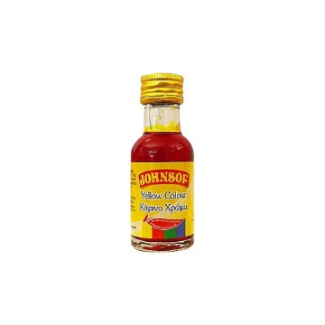 JOHNSOF ΧΡΩΜΑ ΖΑΧΑΡΟΠΛΑΣΤΙΚΗΣ 28ml. - (ΚΙΤΡΙΝΟ)