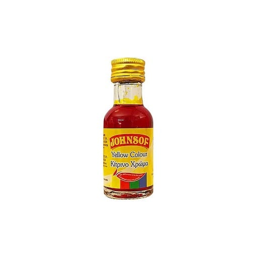 JOHNSOF ΧΡΩΜΑ ΖΑΧΑΡΟΠΛΑΣΤΙΚΗΣ 28ml. - (ΚΙΤΡΙΝΟ)