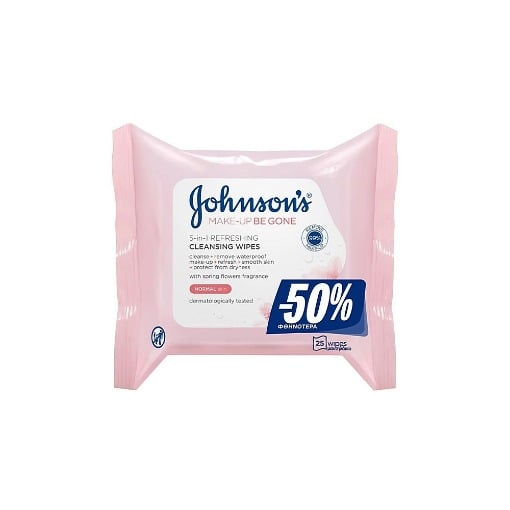 JOHNSONS ΜΑΝΤΗΛΑΚΙΑ ΚΑΘΑΡΙΣΜΟΥ (25τεμ.) - (NORMAL SKIN) (-50%)