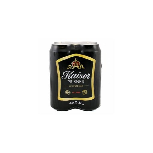 KAISER ΜΠΥΡΑ ΚΟΥΤΙ 500ml - (4pack)