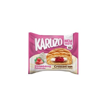 KARUZO ΚΡΟΥΑΣΑΝ BUN 82gr - (CHEESECAKE ΦΡΑΟΥΛΑ)