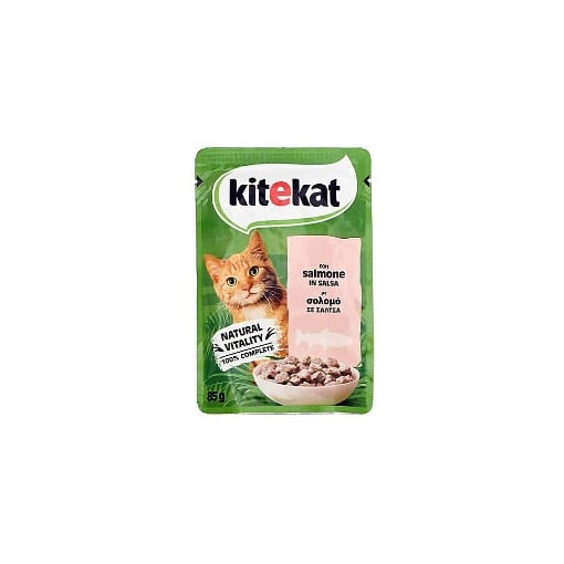 KITEKAT ΓΑΤΟΤΡΟΦΗ  85gr. - (ΣΟΛΟΜΟ ΜΕ ΣΑΛΤΣΑ)