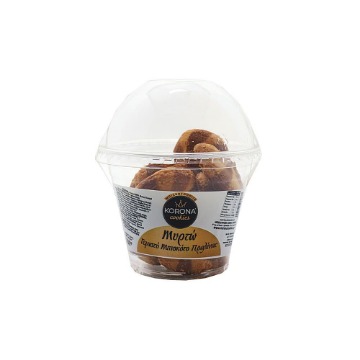 KORONA COOKIES ΓΕΜΙΣΤΑ ΜΕ ΣΟΚΟΛΑΤΑ ΣΕ ΠΟΤΗΡΑΚΙ 100gr. - (ΜΥΡΤΩ)