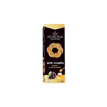 KORONA ΜΠΙΣΚΟΤΑ ΜΕ ΜΕΛΙ ΚΑΙ ΣΤΑΦΙΔΕΣ 105gr.