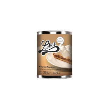 LECKER ΖΑΧΑΡΟΥΧΟ ΓΑΛΑ ΚΑΡΑΜΕΛΩΜΕΝΟ 397gr - (8% ΛΙΠΑΡΑ)