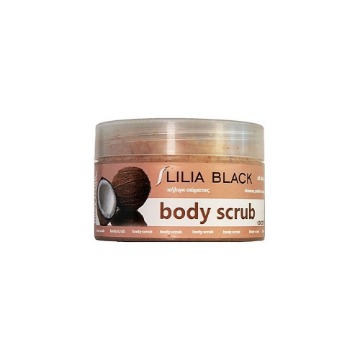 LILIA BLACK SCRUB ΣΩΜΑΤΟΣ 250ml - (ΚΑΡΥΔΑ)