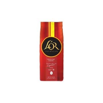 LOR PASSIONE ROSSA ESPRESSO BEANS (450gr.) - (MARANELLO)