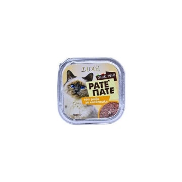 LUXE ΓΑΤΟΤΡΟΦΗ PATE 100gr. - (POLO)