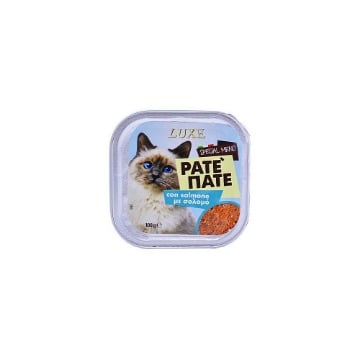 LUXE ΓΑΤΟΤΡΟΦΗ PATE 100gr. - (SALMONE)