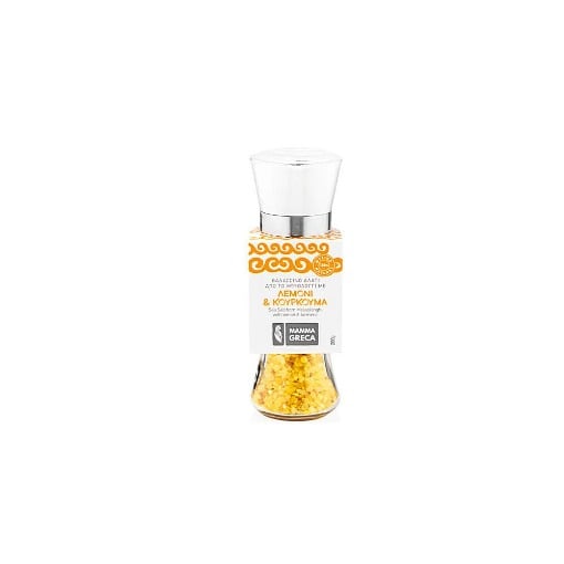 MAMMA GRECA ΑΛΑΤΙ ΜΕΣΟΛΟΓΓΙΟΥ ΜΕ ΛΕΜΟΝΙ & ΚΟΥΡΚΟΥΜΑ 200gr. - (ΒΑΖΟ ΜΕ ΜΥΛΟ)