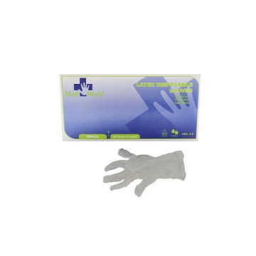 MEDI-WORLD ΓΑΝΤΙΑ ΕΞΕΤΑΣΤΙΚΑ LATEX POWDERED (100τεμ) - (SMALL)