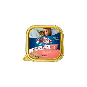 MIGLIOR ΓΑΤΟΤΡΟΦΗ PATE 100gr - (ΣΟΛΟΜΟ)