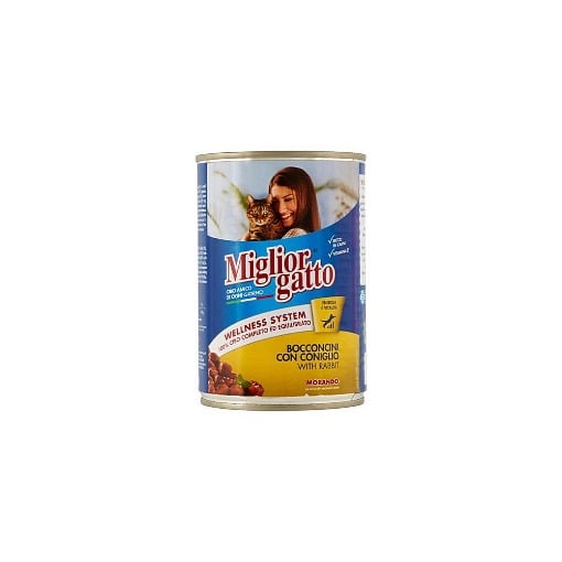 MIGLIOR ΓΑΤΟΤΡΟΦΗ ΚΟΝΣΕΡΒΑ 405gr - (ΚΟΥΝΕΛΙ)