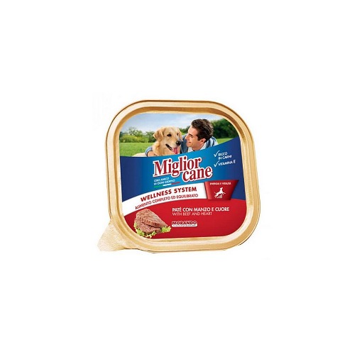 MIGLIOR ΣΚΥΛΟΤΡΟΦΗ PATE 150gr - (ΒΟΔΙΝΟ-ΚΑΡΔΙΑ)