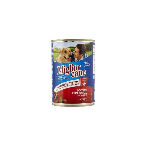 MIGLIOR ΣΚΥΛΟΤΡΟΦΗ ΚΟΝΣΕΡΒΑ  405gr - (ΒΟΔΙΝΟ)