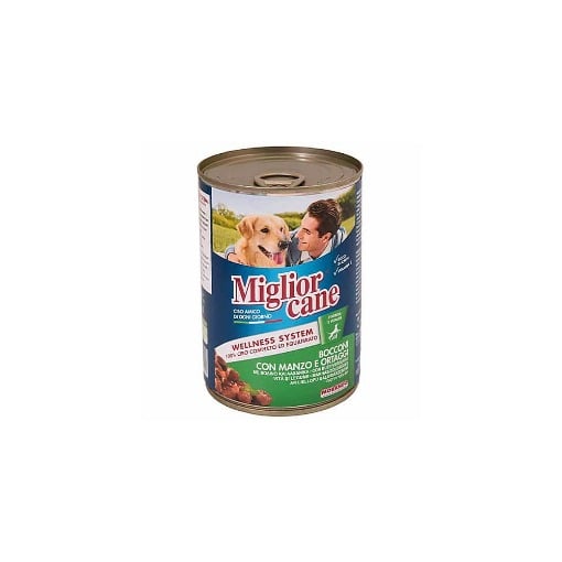 MIGLIOR ΣΚΥΛΟΤΡΟΦΗ ΚΟΝΣΕΡΒΑ 1250gr - (ΒΟΔΙΝΟ-ΡΥΖΙ-ΛΑΧΑΝΙΚΑ)