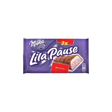 MILKA LILA PAUSE 34gr - (ΦΡΑΟΥΛA) (3x34gr)