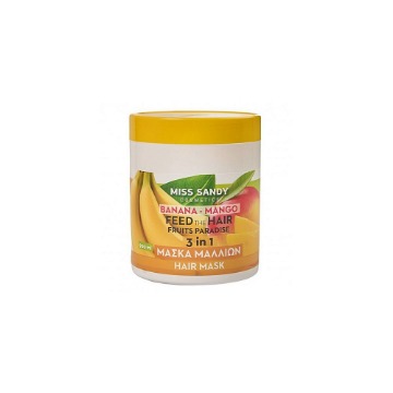 MISS SANDY ΜΑΣΚΑ ΜΑΛΛΙΩΝ 900ml - (BANANA-MANGO)